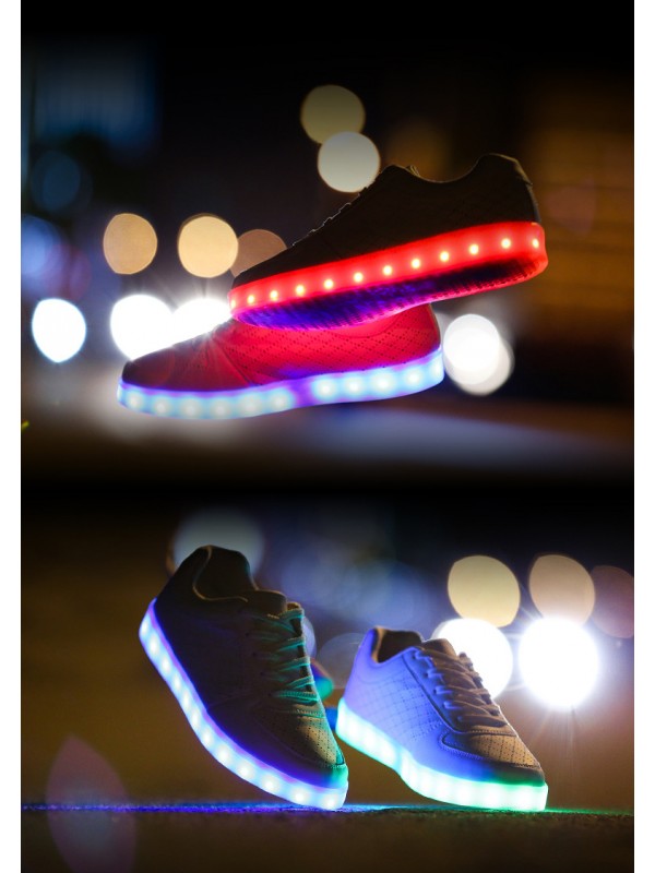Fashion Led Shoes Rechargeable Unisex Eight Colors